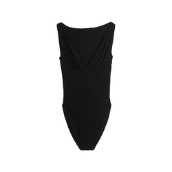 Norma Kamali Ženski bodi KK122BPL663001-BLACK