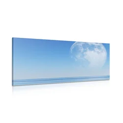 Slika luna nad morjem - 80x40