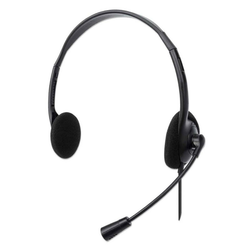 Slušalice MANHATTAN Stereo USB Headset, On-ear, crne