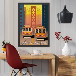 Wallity Uramljena slika San Francisco, 40x55 cm