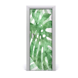 tulup.si Samolepilni tapete na vratih Monstera 85x205 cm
