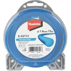 Makita E-02733 najlonska nitka okrogla modra 1,6 mm/15 m