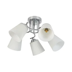 Plafonski luster PAFOS 5xE27/15W/230V sjajni hrom
