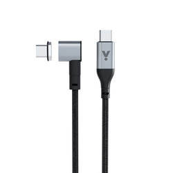 iSTYLE Magnetic Braided Data Cable USB-C to USB-C - gray