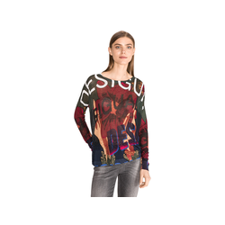 Desigual Vitoria Pulover 390339 Rdeča Večbarvna