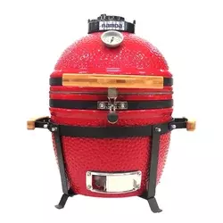 KAMADO ŽAR PATTERN FISH RDEČ fi16, 41cm