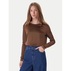 ViCOLO Bluza TF0244 Rjava Regular Fit