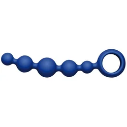 Analne kroglice Joyballs Anal Wave 17,5 cm kratke, modre