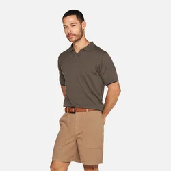 Khaki Mens Polox Knit - Mens