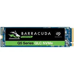 Seagate BarraCuda Q5, 1TB SSD, M.2 2280-S2 PCIe 3.0 NVMe, Read/Write: 2,400 / 1,700 MB/s