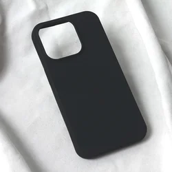 Maska za mobilni telefon iPhone 15 Pro TERACELL SOFT VELVET, Crna
