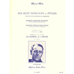 MULE M.:18 EXERCISES OR STUDIES BERBIGUE