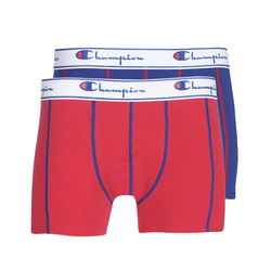 Champion 2 Pack Boxers Red/ Royal Blue Y081T red