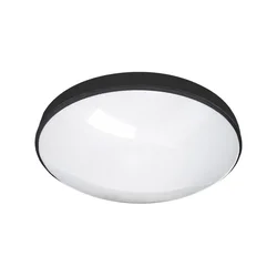LED kupatilsko plafonsko svetlo CIRCLE LED/18W/230V 4000K prečnik 30 cm IP44 crno