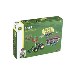 Klein Traktor John Deere z 2 prikolicama, za priklapljanje