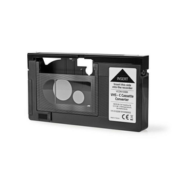 VCON100BK Conversion VHS C to VHS Plug and play Black