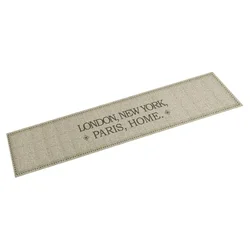 Vidaxl Kuhinjska preproga pralna prestolnice 60x300 cm žamet