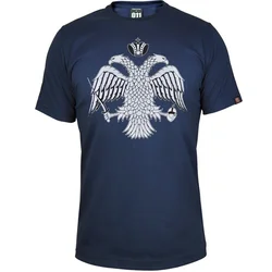 011Shop Muška majica kratkih rukava Vizantija, Teget