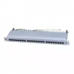 Patch panel 19/1U sa 24RJ-45 STP kat.6A Fully Shielded,dual Krone LSA&110 IDC SP6a-24-1U