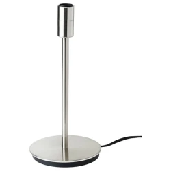SKAFTET Osnova stone lampe, niklovano, 30 cm
