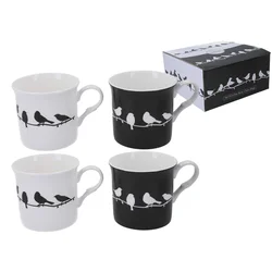 Heritage, komplet 4 skodelic 295 ml - princesa ptičica