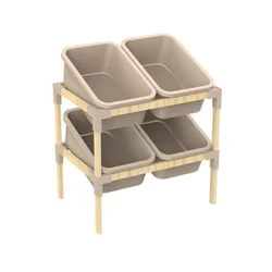 Organizer sa 4 pvc kontejnera 62x55x39cm