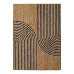 Črna/rjava notranja in zunanja preproga 120x170 cm Mira 1453 – Ayyildiz Carpets
