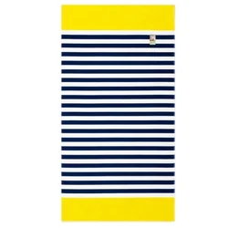 Dekordom Plažni peškir beach master - 97x175 - lines / yellow ( 045190 )