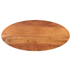Stolna ploča 100x50x3,8 cm ovalna od masivnog drva bagrema