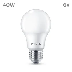 Philips LED žarnica E27 4,9W 470lm 2.700K mat 6pcs - Plastika
