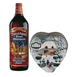 Nurnberger Crveno kuvano vino Gluhwein, 1l i Ahmad Tea Čaj Heart Caddy, 30g