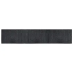 Vidaxl Preproga pravokotna siva 60x300 cm bambus