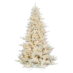 Novogodišnja jelka sa LED lampicama 152x210cm/ krem