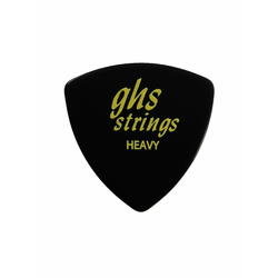 GHS A58 H STYLE GUITAR PICKS - Black - Heavy Gauge