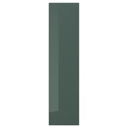 KALLARP Vrata, visoki sijaj temna sivo zelena, 20x80 cm