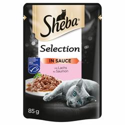 SHEBA Torbica za mačke sa ukusom lososa