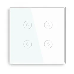 Exeshop wi-fi pametni prekidač 4g tuya beli (WiFi touch switch) ( ss019 )