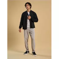 Sinsay - Tapered fit pantalone - svetlo siva