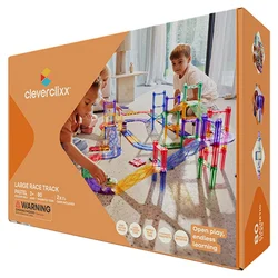 Cleverclixx Magnetna dirkalna steza Pastel – 80 kosov