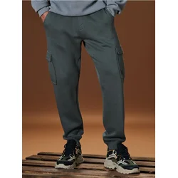 Sinsay - Pantalone tapered cargo fit - khaki
