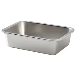 IKEA 365+ Posuda za hranu, pravougaono/nerđajući čelik, 1.0 lPrikaži specifikacije mera
