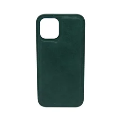 Maska za telefon LEATHER CASE za Iphone 12 Pro, Zelena