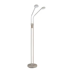 Globo 58504-2SSA-LED prigušiva podna lampa SILVIO 2x6,5W/230V 2700/3350/4000K bež
