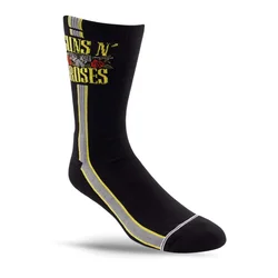 Nogavice PERRIS SOCK - Guns N Roses - SIDE STRIPE - ČRNA - GRA301-001