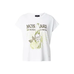 monari Majica kremna/rjava/limona/oliva