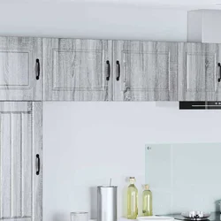 Ormar za Zid PORTO 2 pcs Siva Sonoma 50 x 31 x 40 cm