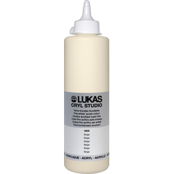 Lukas Cryl Studio Plastic Bottle Akrilna barva Bež 500 ml 1 kos