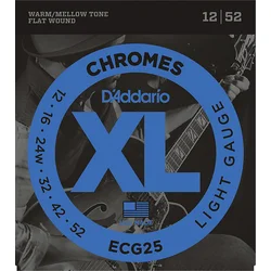 DADDARIO ECG25 12-52 brušene strune
