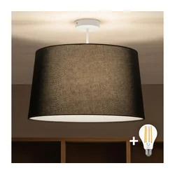 Brilagi - LED plafonski luster CERIA 1xE27/60W/230V O 45 cm bela/crna