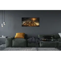 tulup.si Slika na platnu Luč oblaki plovil 100x50 cm